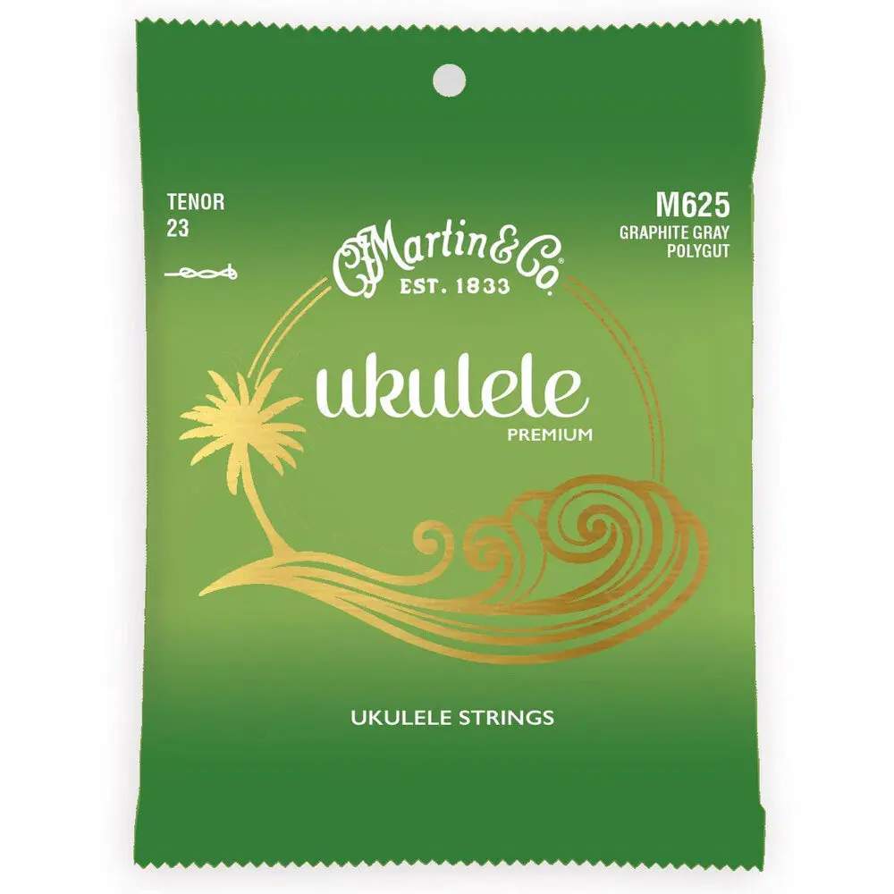 Martin Guitar M625 Premium Ukulele Strings Polygut Tenor Gauge 1