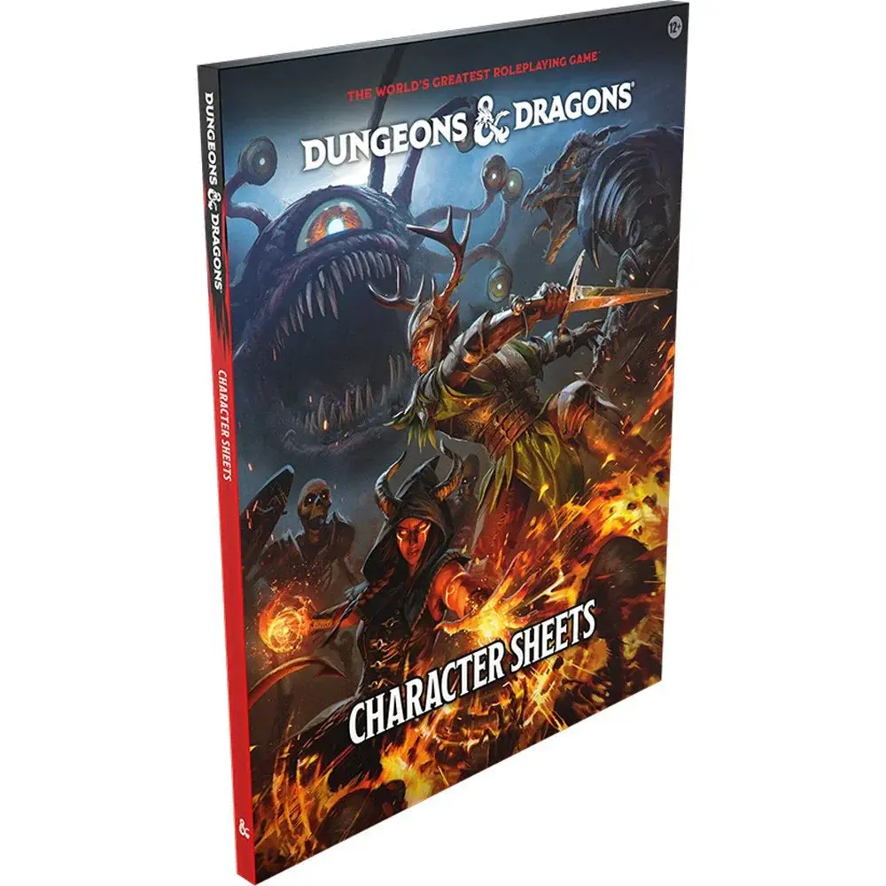 Dungeons & Dragons D&D Dungeons & Dragons Character Sheets Book 2024 1