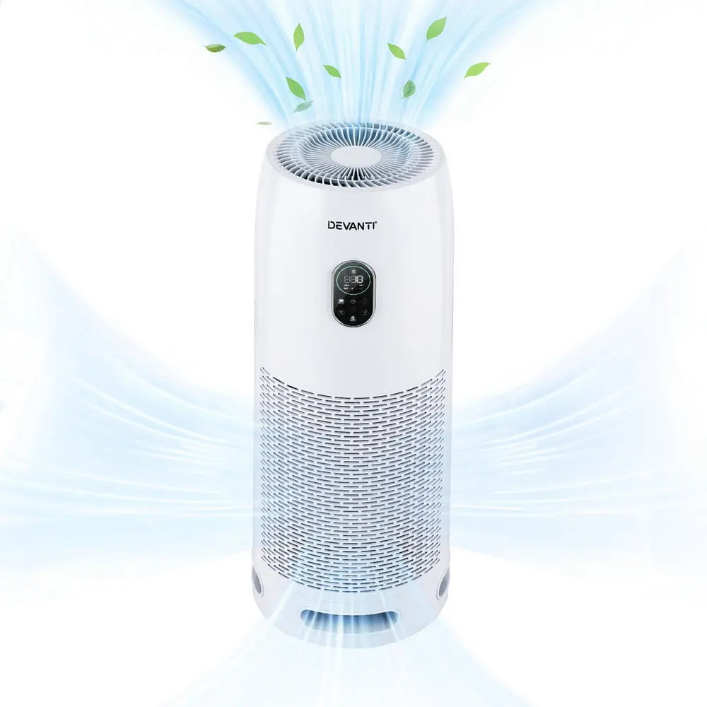 Devanti Air Purifier 4-Layer Hepa Filter (White) 2