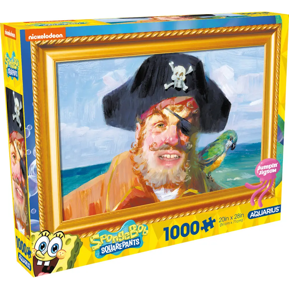 Aquarius 1000Pc Aquarius Spongebob Painty The Pirate Jigsaw Puzzle 51X71cm 1