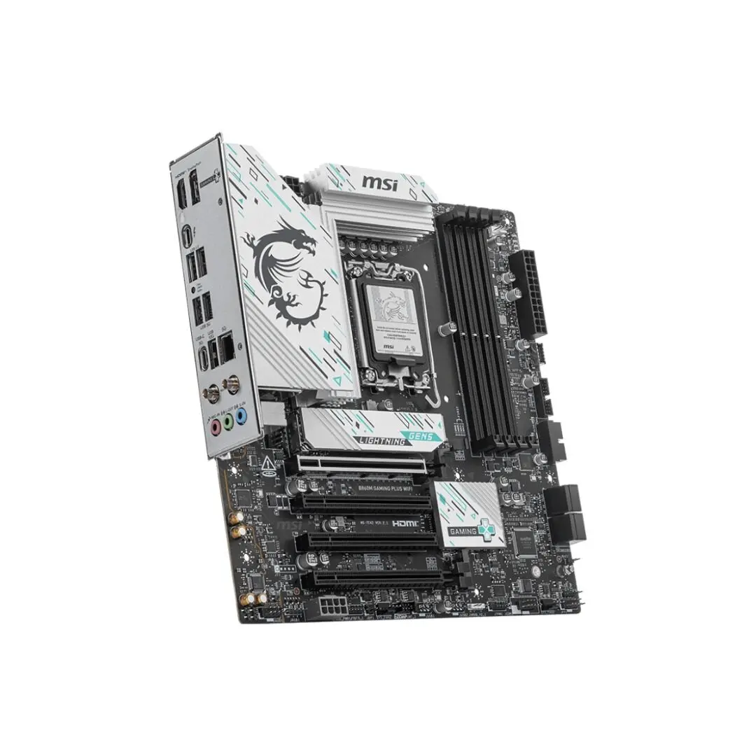Msi B860m Gaming Plus Wifi Gaming Desktop Motherboard - Intel B860 Chipset - Soc - 1