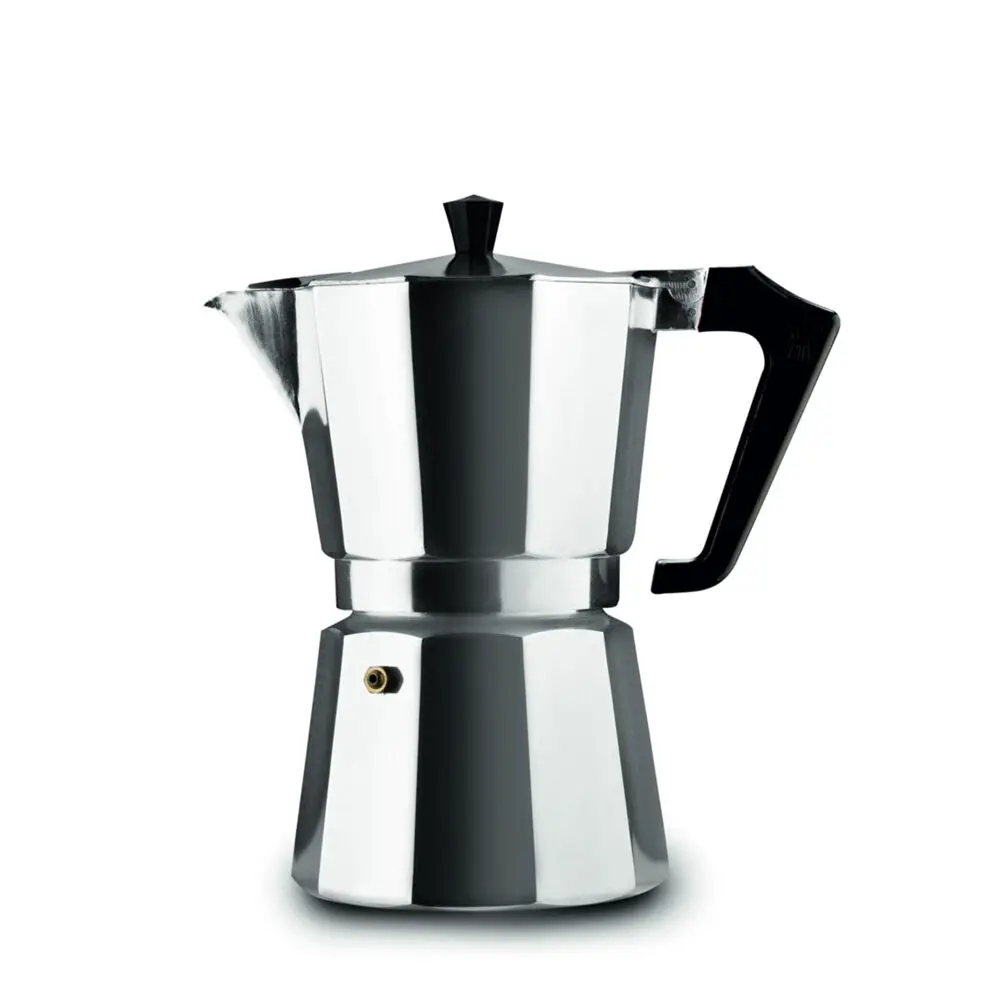 Pezzetti Italexpress Cafetiere 6-Cup Espresso Stovetop Coffee Maker Silver 1
