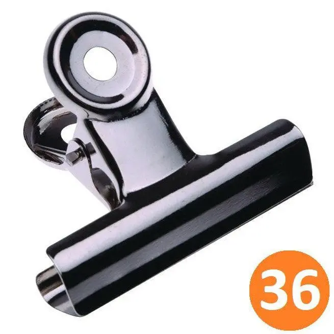 Esselte Bulldog Clip 75Mm Silver Pack 36 Box 2