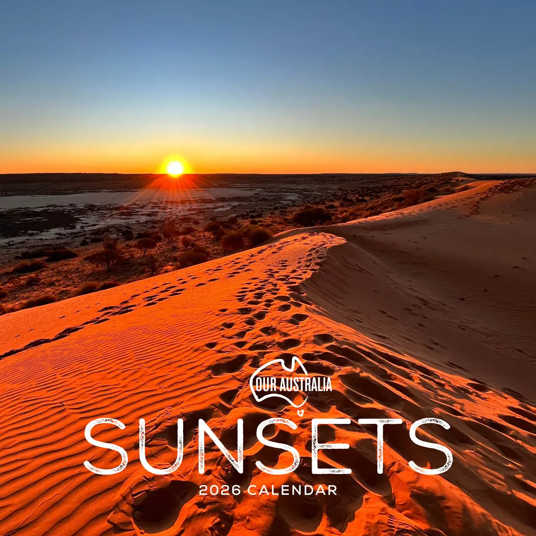 Paper Pocket Our Australia Sunsets 2026 Calendar 1