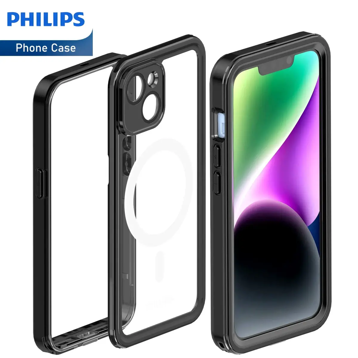 Philips Waterproof Magnetic Case For Iphone 15 Pro 2