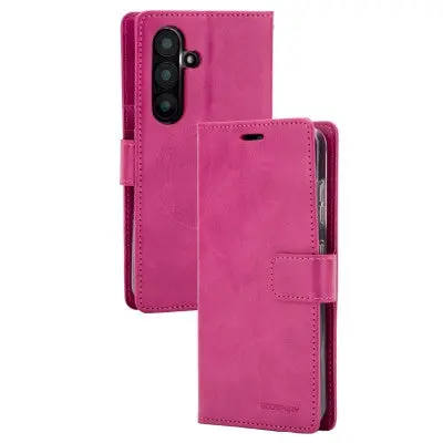 Goospery Bluemoon Diary For Samsung Galaxy S25 Fe Magsafe (Hot Pink) 1
