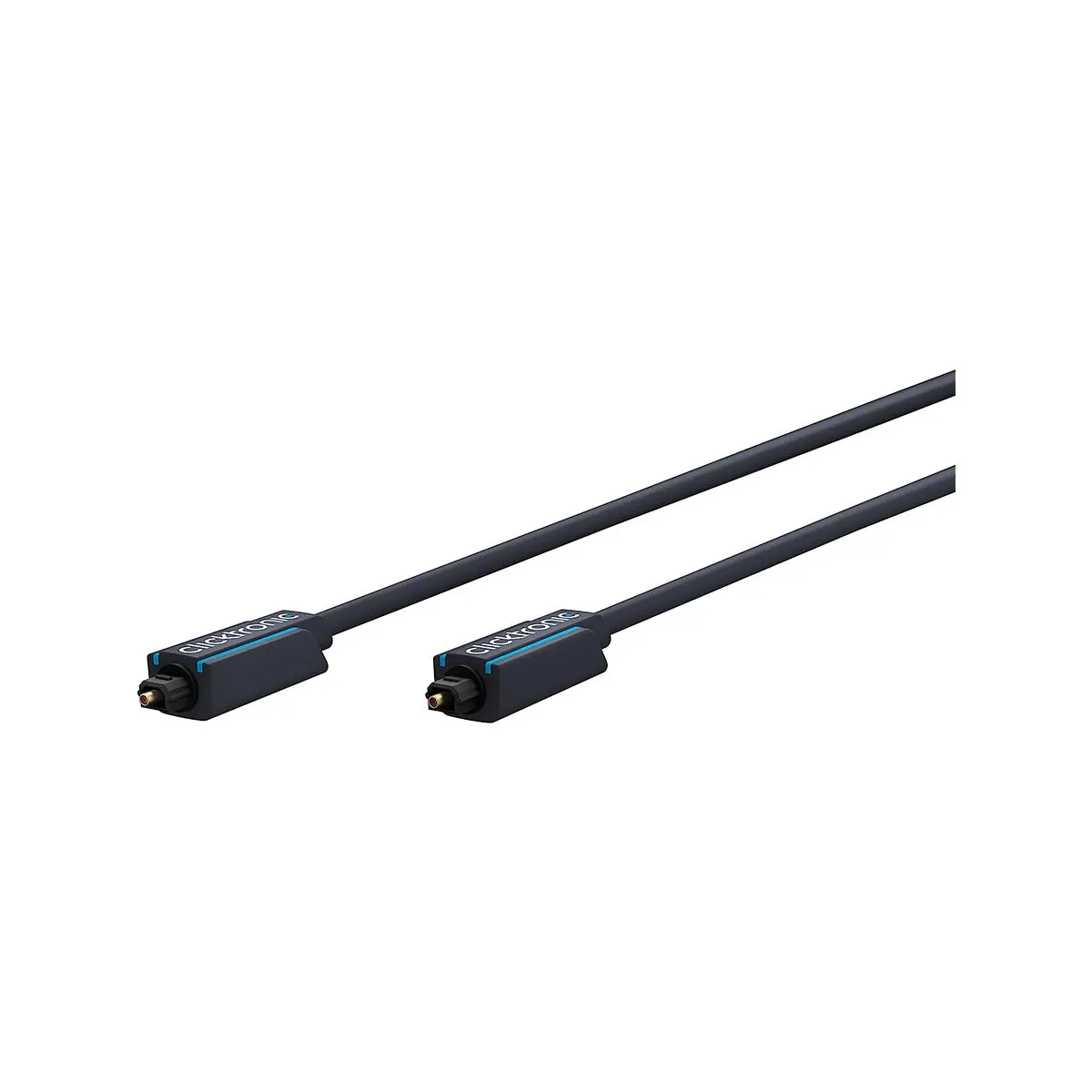 Clicktronic Optical Toslink Opto Cable - 0.5M - Black 1