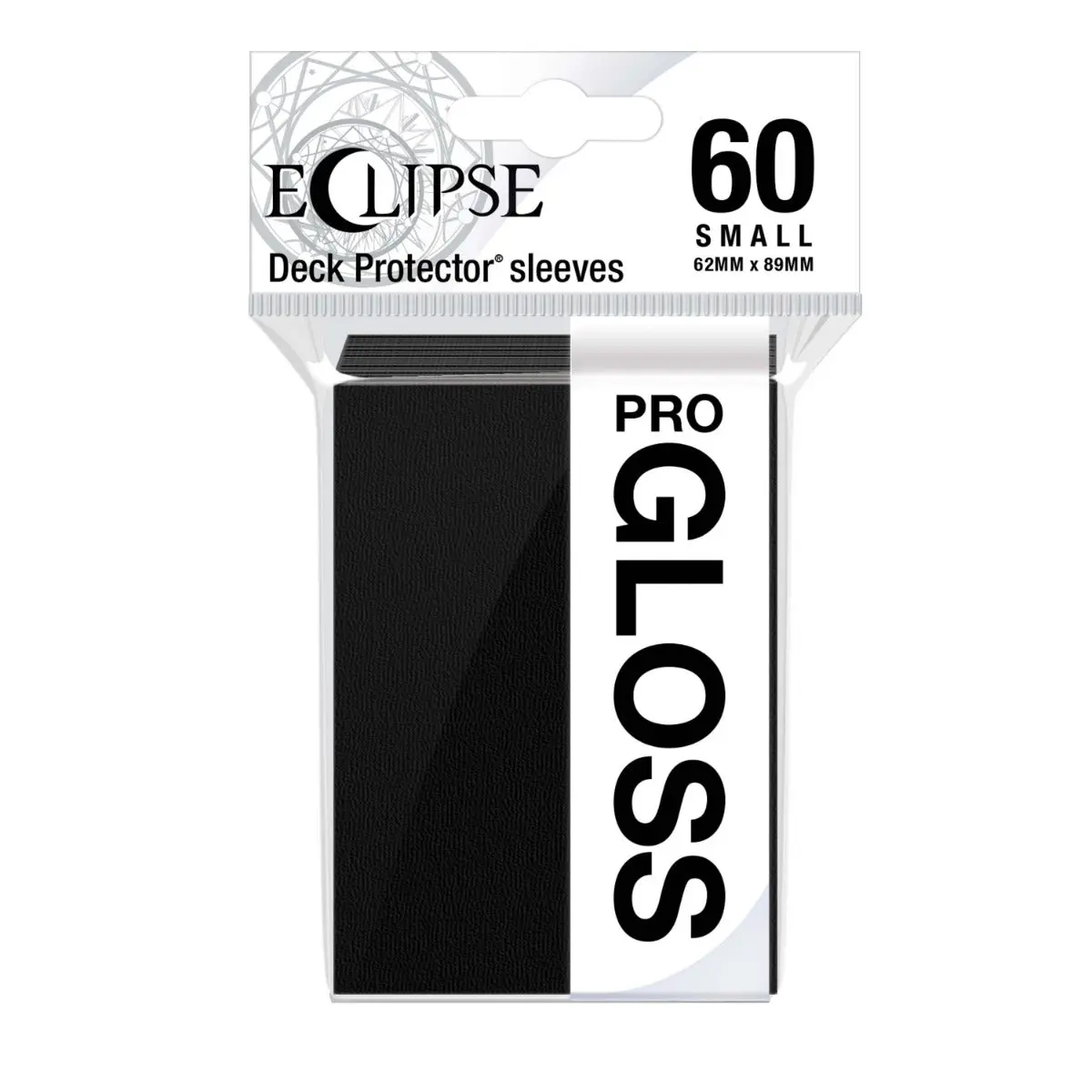 Ultra Pro: Up15625 Eclipse Gloss Small Sleeves 60 Pack (Jet Black) 1