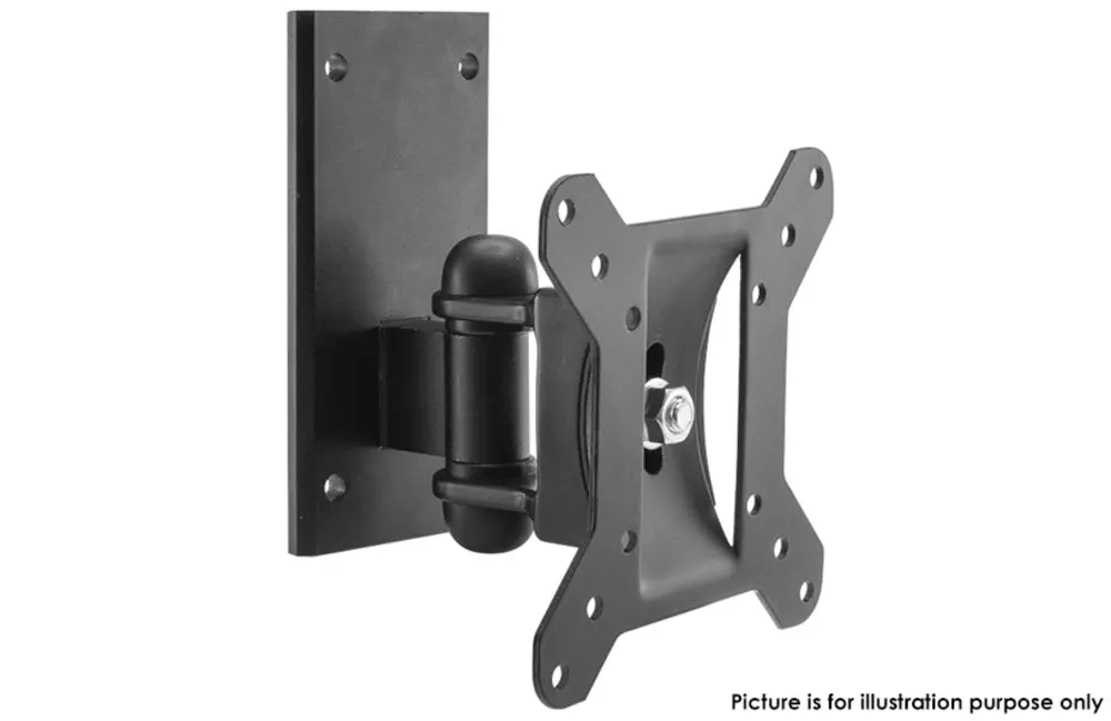 Doss Tv Swivel & Tilt Wall Mount Bracket 15-24″ Up To 20Kg (Black) 1