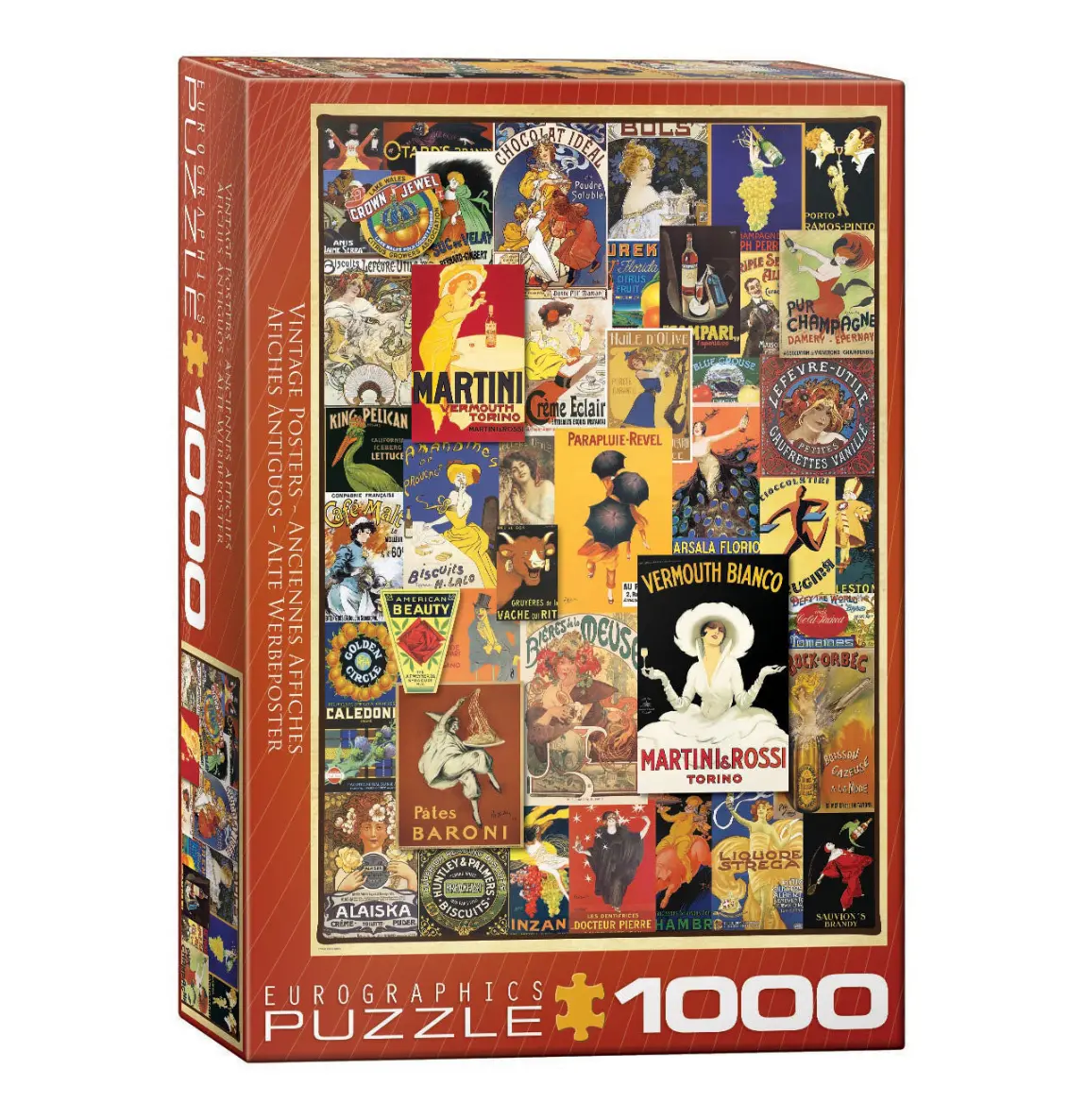 Eurographics 1000Pc Variety Vintage Posters Puzzle 1