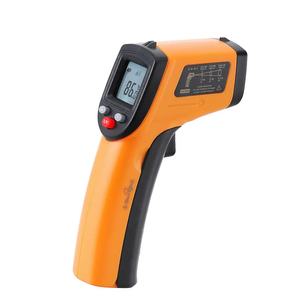 Laser Infrared Thermometer Food Digital Temperature Gun Smoker Pizza Bbq 1