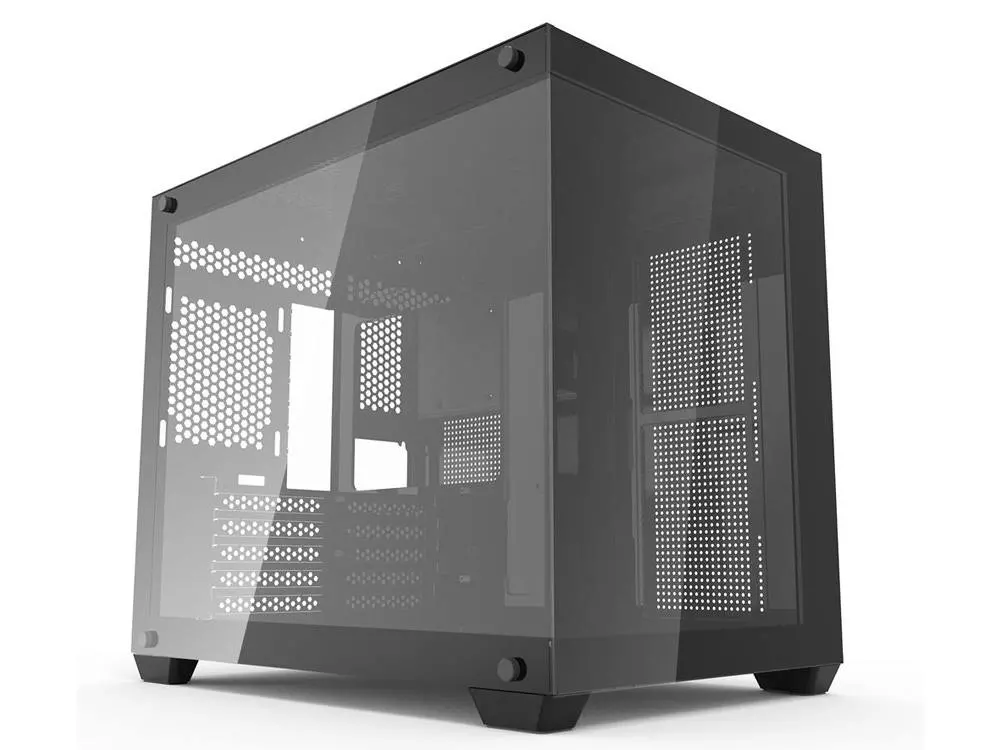 Darkflash C285mp Dual Side Glass Micro-Atx Case - Black 1