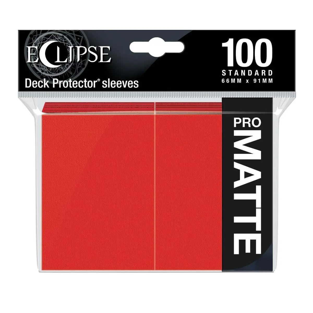 Ultra Pro: Up15616 Eclipse Matte Standard Sleeves 100 Pack Apple Red 1