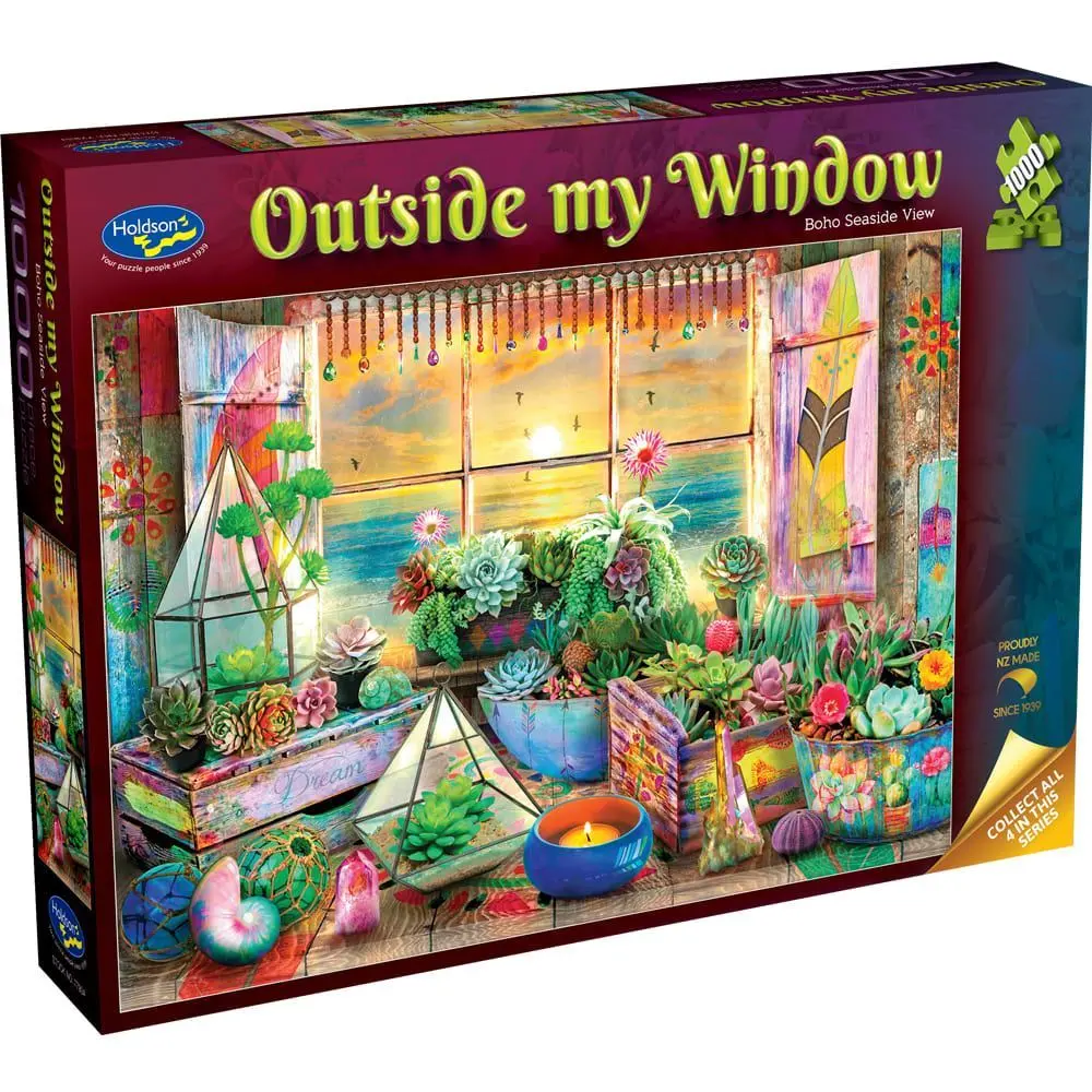 Holdson 1000Pc Outside My Window Boho Puzzle 1