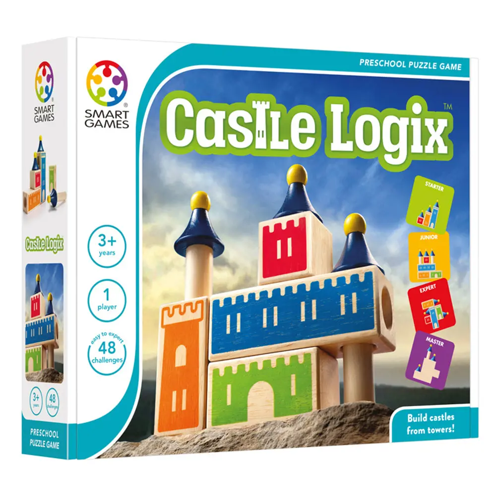 Smart Games Castle Logix Preschool Puzzle Building Blocks 1
