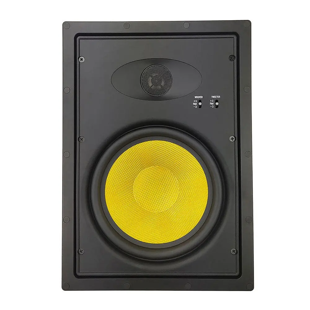 Taga Harmony 8" 2 - Way In-Wall Lcrs Mounted Audio Speakers Pair 1