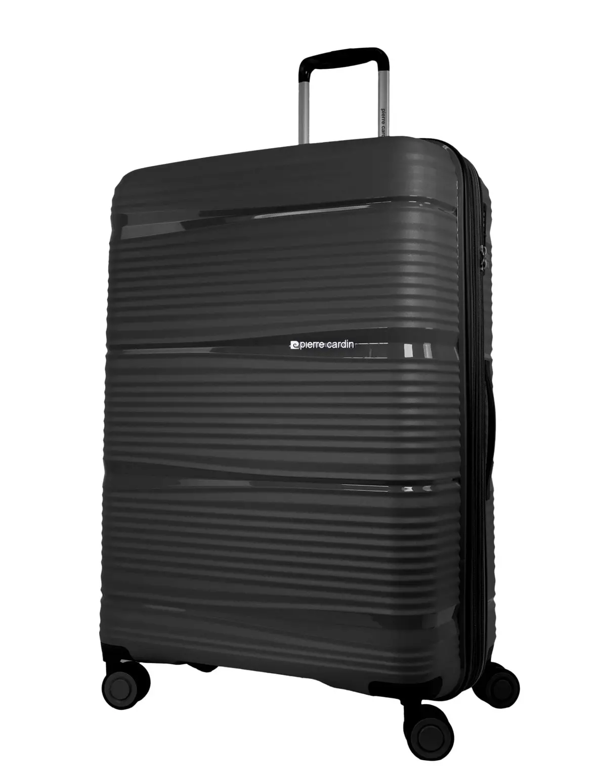 Pierre Cardin Normandy Large 123L Hard Shell Case Suitcase Travel Luggage Black 1
