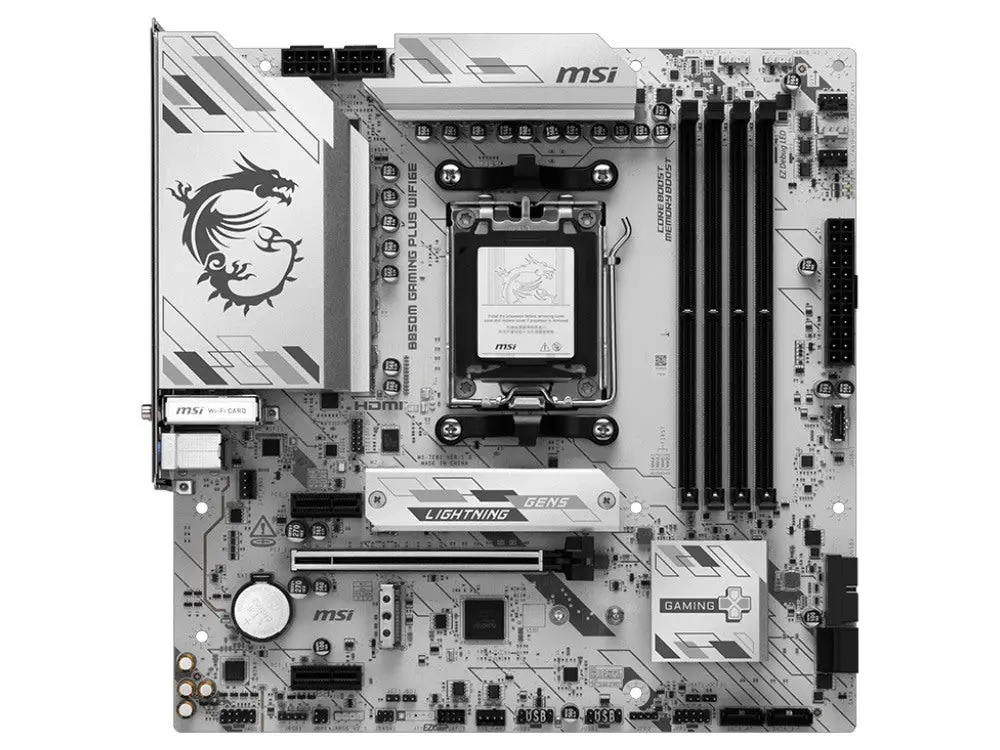 Msi B850m Gaming Plus Wifi6e Am5 Micro-Atx Motherboard 1