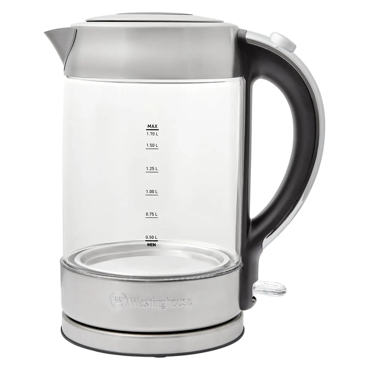 Westinghouse Whke08gl 1.7 L Deluxe Glass / Stainless-Steel Kettle 1