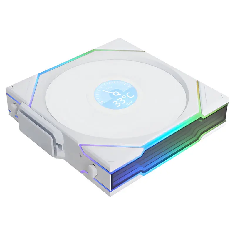 Lian Li Uni Fan Tl Lcd 140Mm Wireless Reverse Argb Fan (White) 1