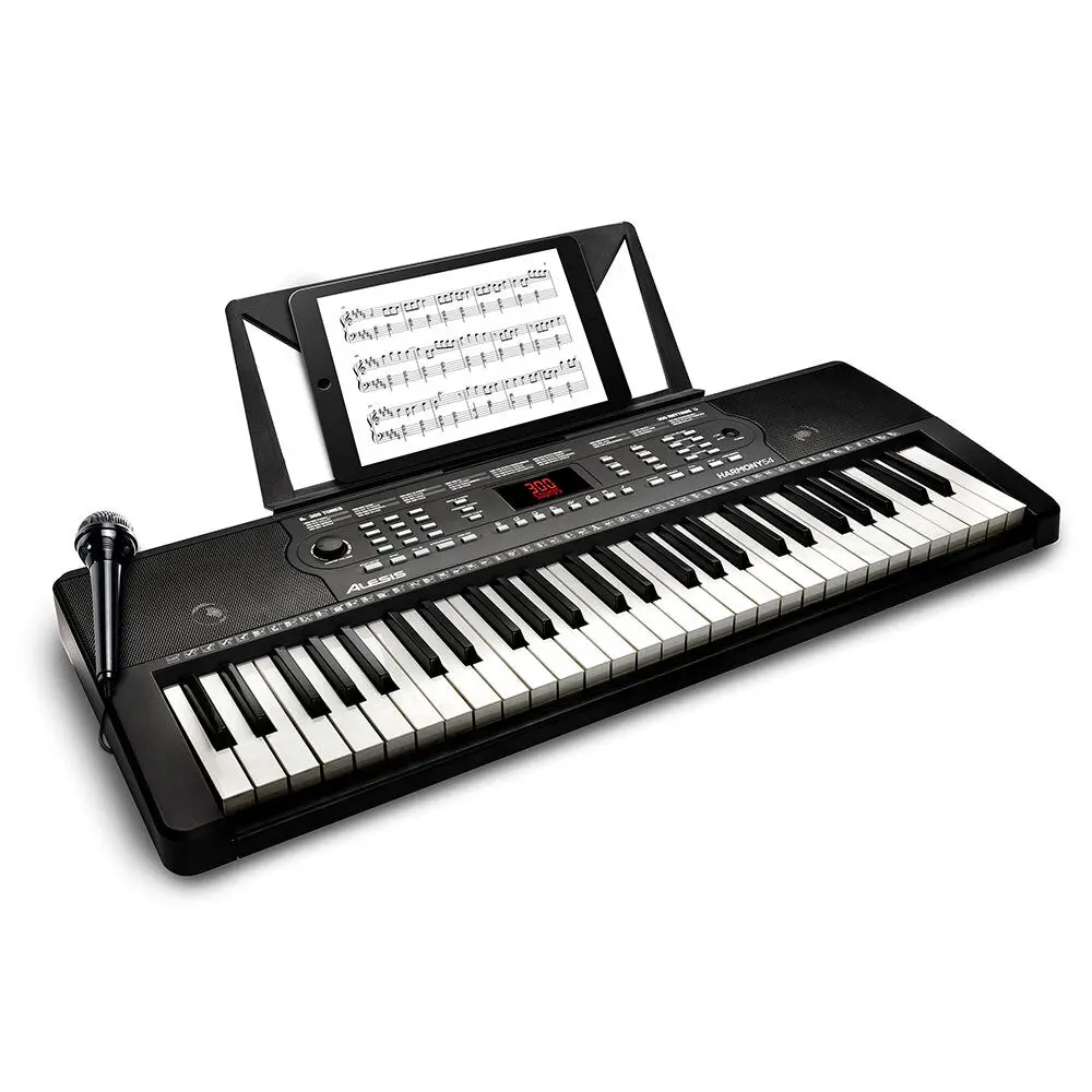 Alesis 54-Key Electric Keyboard With Built-In Speakers & Microphone 1