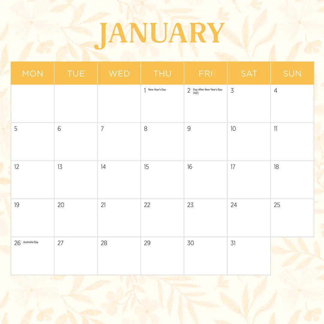 Paper Pocket Flower Arrangements 2026 Calendar 2