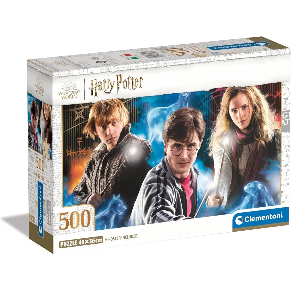 Clementoni Puzzle Harry Potter Design 2 Poster Included 500 Pieces 1