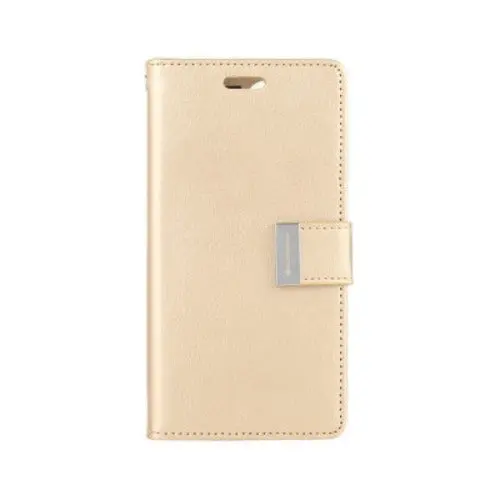 Goospery Rich Diary Case For Iphone 14 Plus (Gold) 1