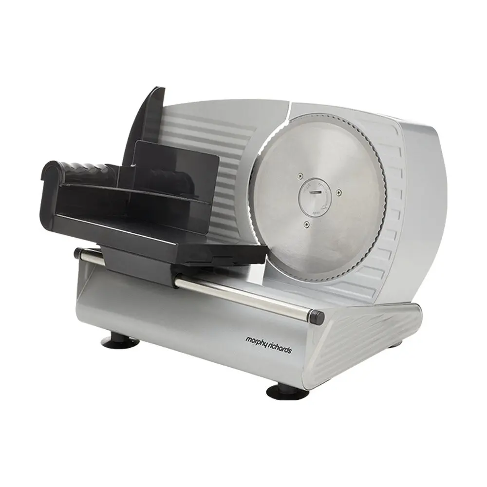 Morphy Richards Electric Food Slicer 200W Dc Motor Stainless Steel (Silver) 1