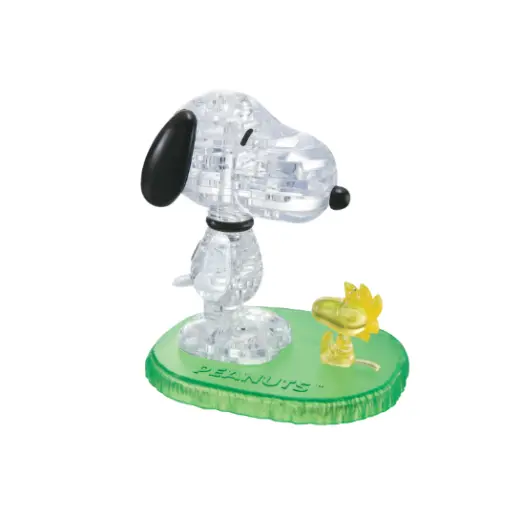 3D Crystal Snoopy Woodstock 1