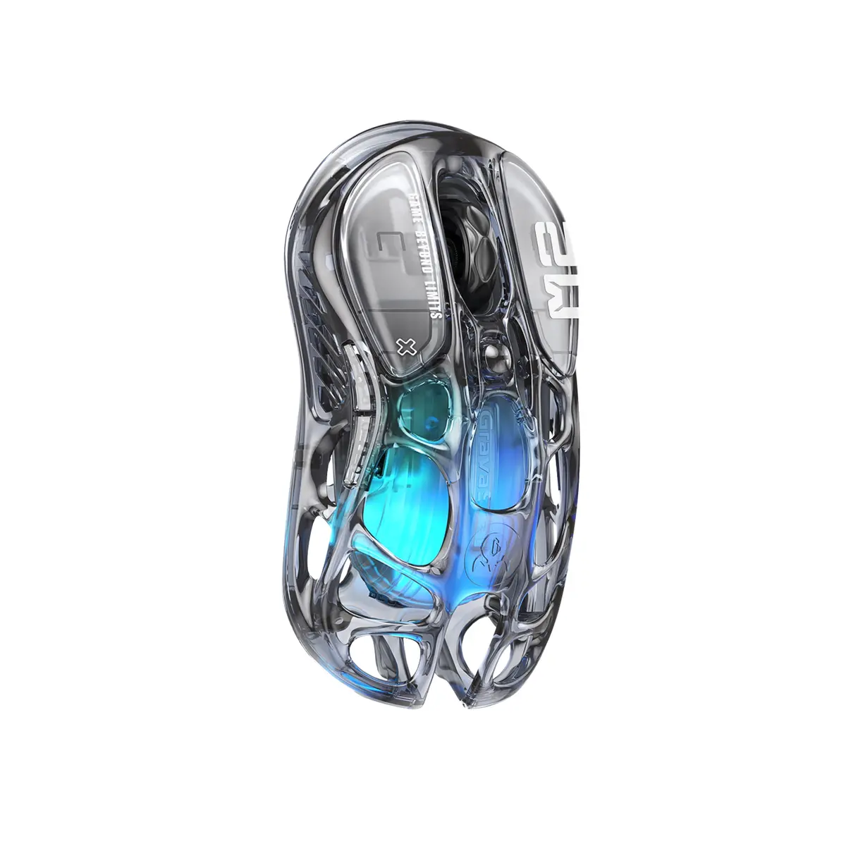 Gravastar Wireless Gaming Mouse Mercury M2 (Transparent Black) 1
