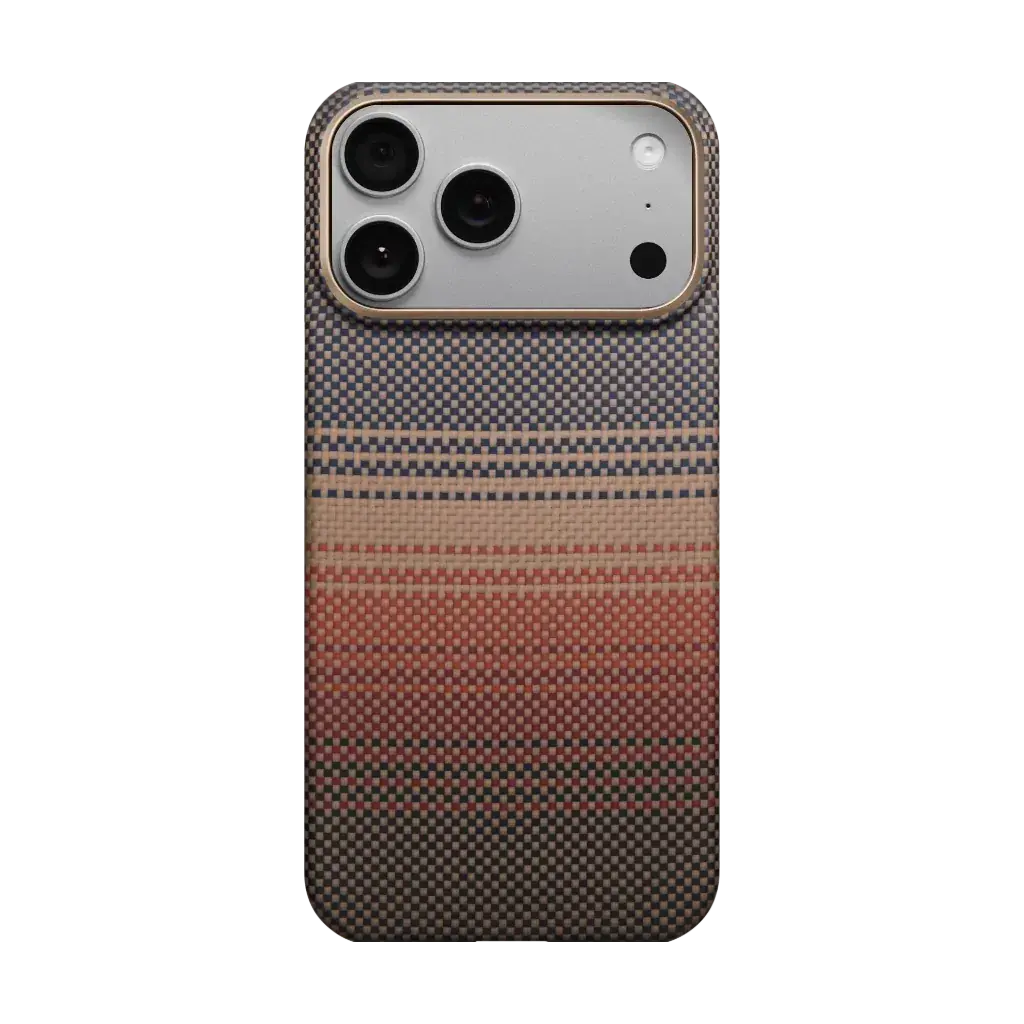 Pitaka Aramid Fibre Ultra-Slim Case For Iphone 17 Pro Max Sunset 1