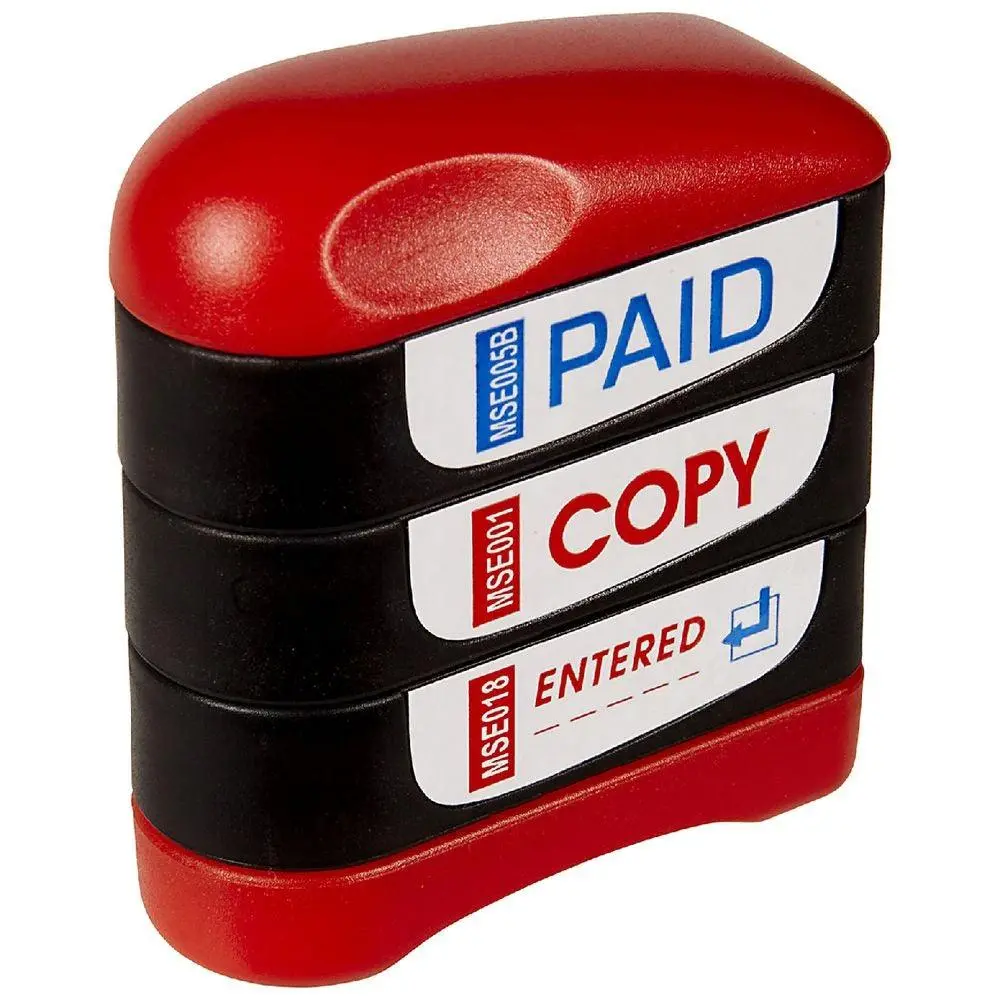 Deskmate Multi Stamp Stacker Paid Copy Entered Pack 3 1