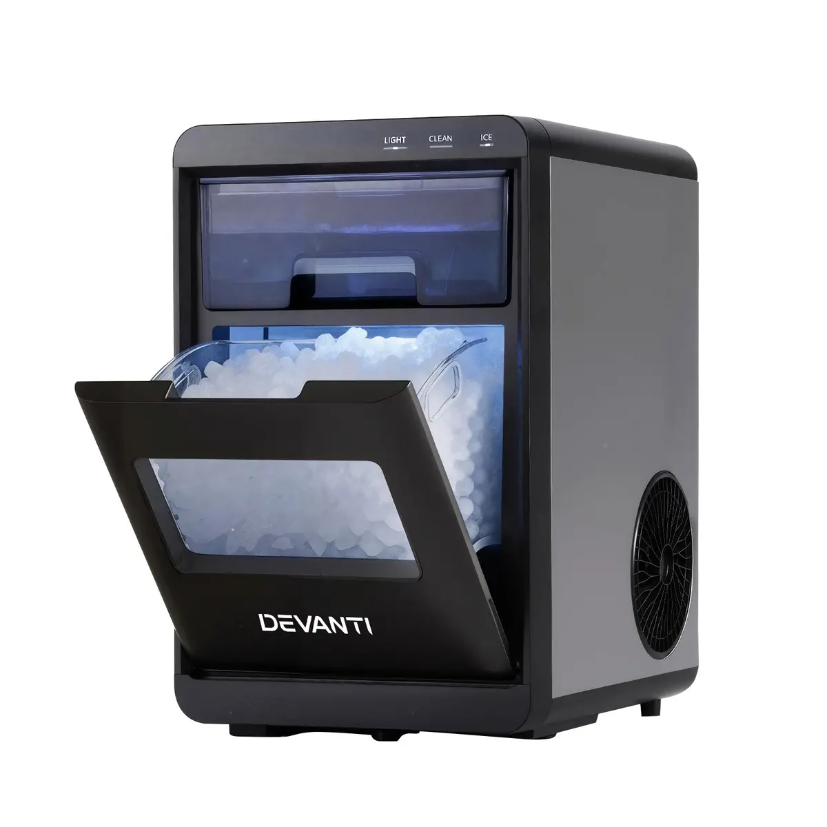 Devanti Ice Maker Machine 20Kg Chewable Nugget Ice Countertop With Self Cleaning 1