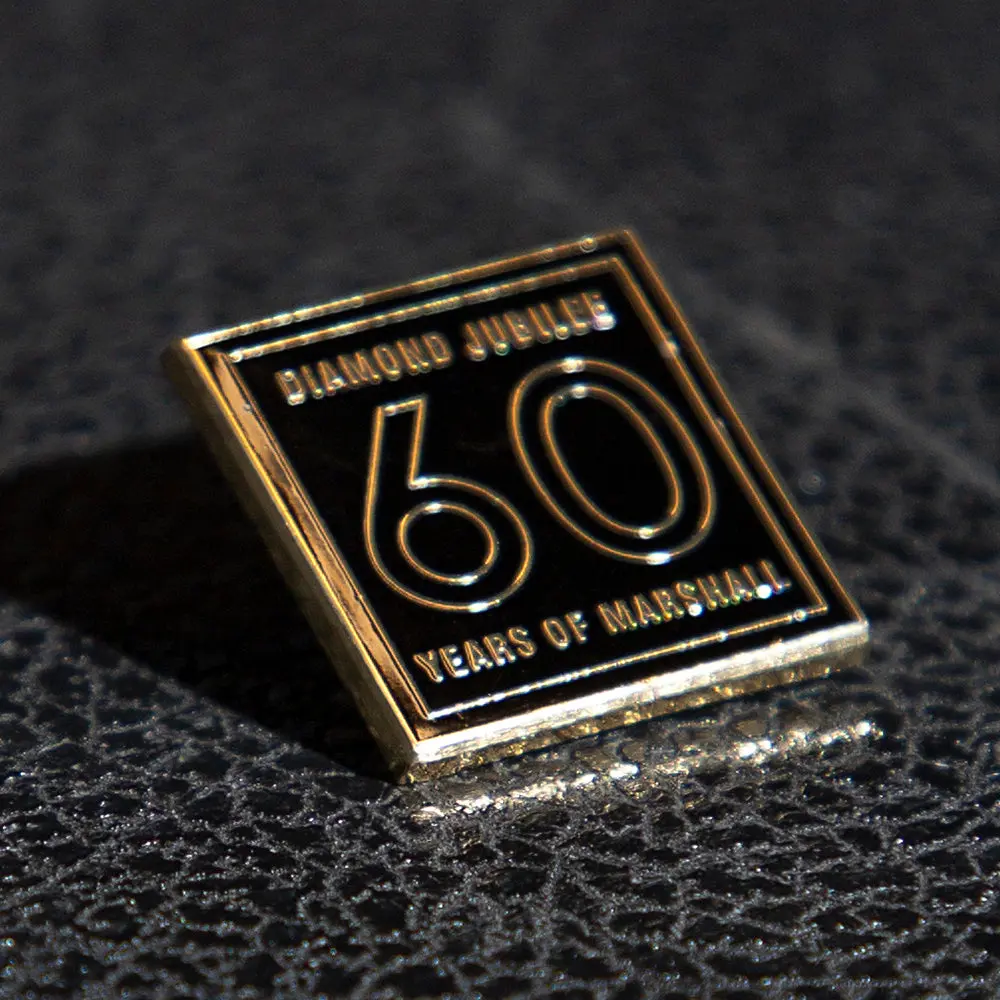 Marshall 60Th Anniversary Enamel Pin 2