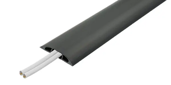 D-Line Floor Cable Cover - Light Duty - Cavity 17X9mm 1.8M (Grey) 1