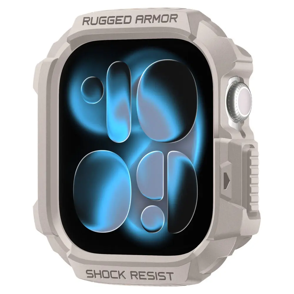 Spigen Apple Watch 46Mm Rugged Armor 2 Case (Dune Beige) 1