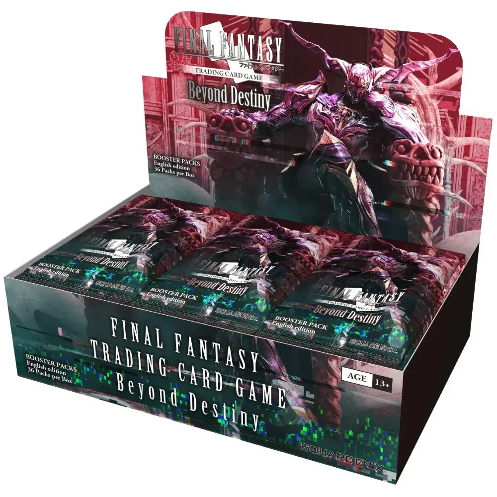 Final Fantasy Trading Card Game Opus Xxi Beyond Destiny 36 Booster Packs Display Box 1