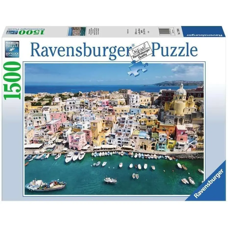 Ravensburger 1500Pc Colorful Procida Italy Puzzle 1