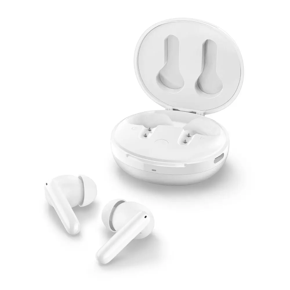 Spigen Spigen Audio Advanced Noise Cancellation In-Ear Earbuds Sa-Tw S10 Earphone (White) 1