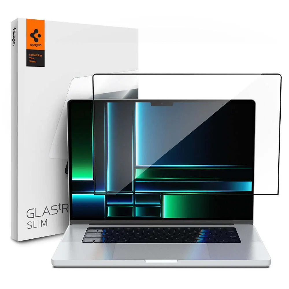 Spigen Macbook Pro 14" Glas.Tr Slim Glass Screen Protector (Clear) 1