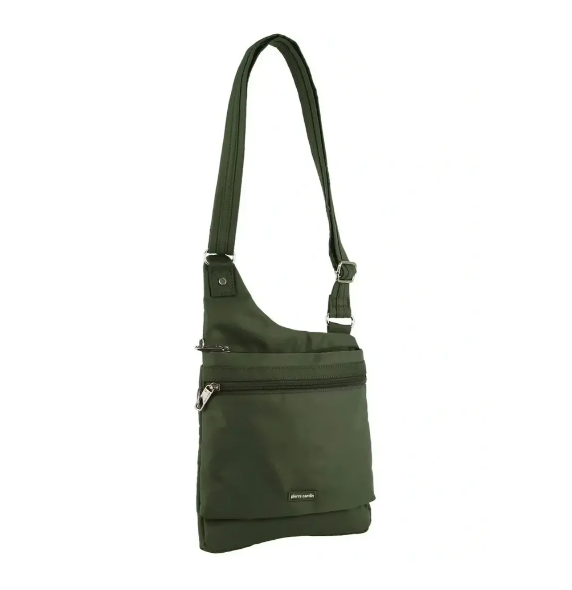Pierre Cardin Rfid Cross Body Bag Travel Anti-Theft Slash Proof - Olive 1