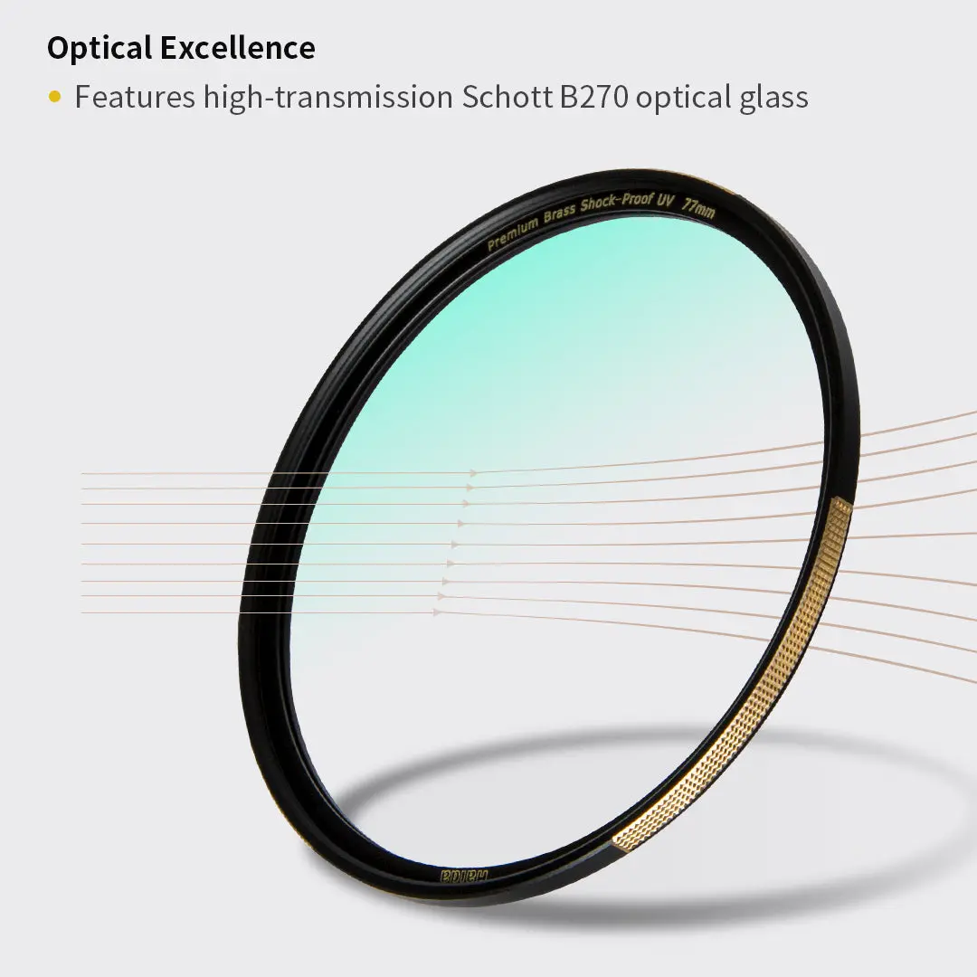 Haida 82Mm Premium Brass Shock-Proof Uv Filter 2
