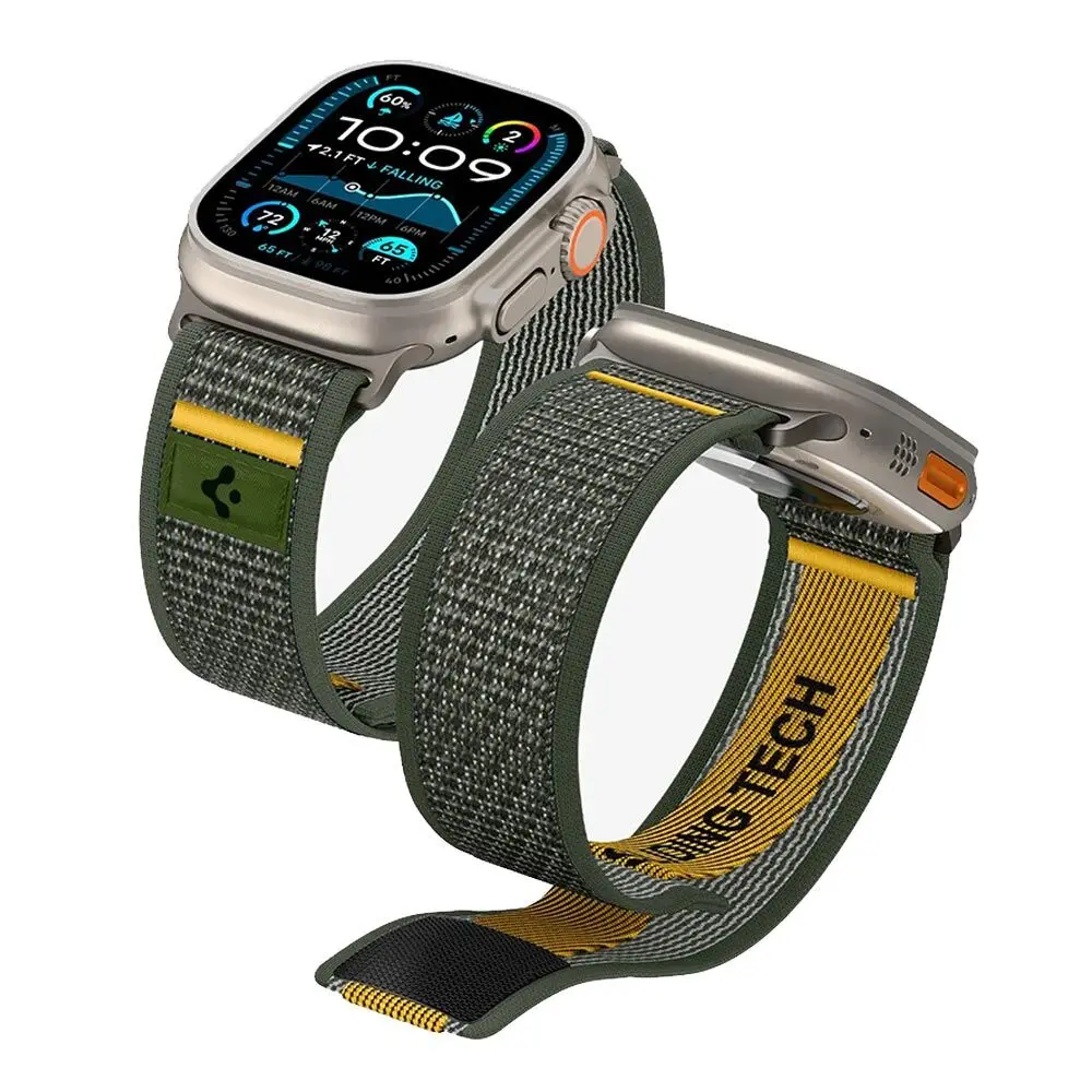 Spigen Apple Watch 42-49Mm Athlex Air Wristband (Active Green) 1