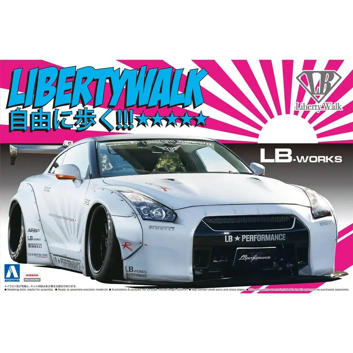 Aoshima 1/24 Lb Works R35 Gtr Ver.2 1
