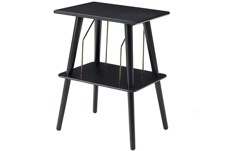 Crosley Manchester Turntable Entertainment Center Stand (Black) 1