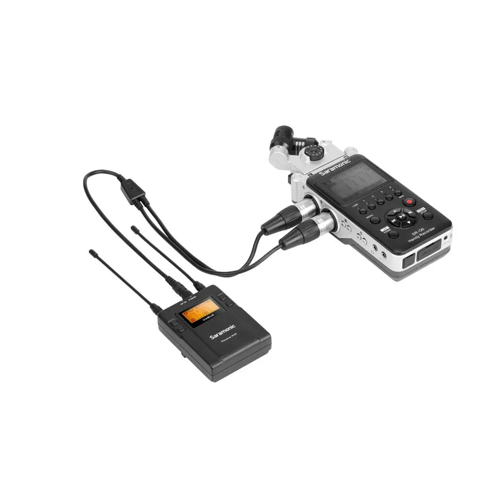 Saramonic Dual-Channel Uhf Portable Camera-Mount Wireless Receiver (Black) 2