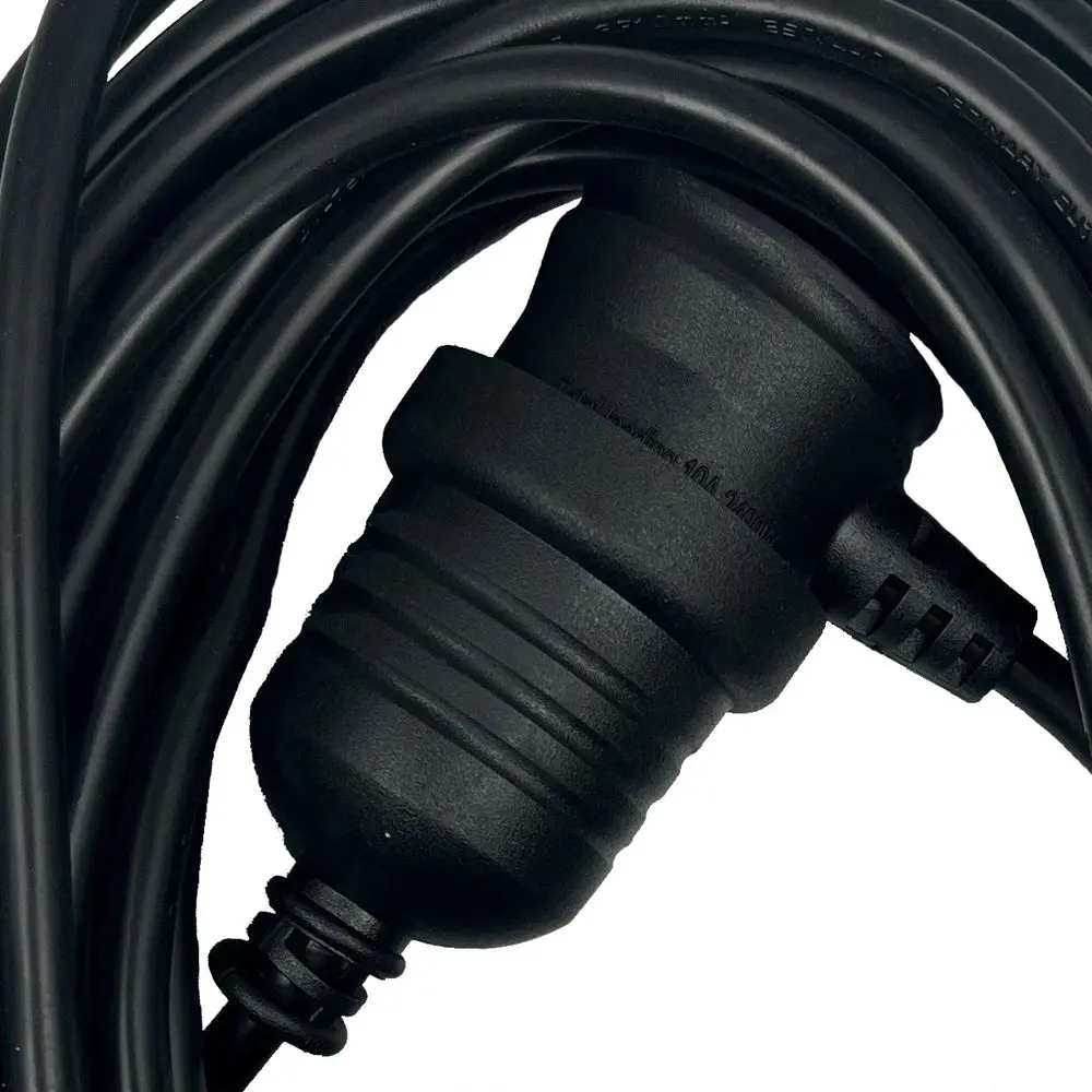 Ultracharge 10M Extension Lead 10A With Piggy Back Plug (Black) 2
