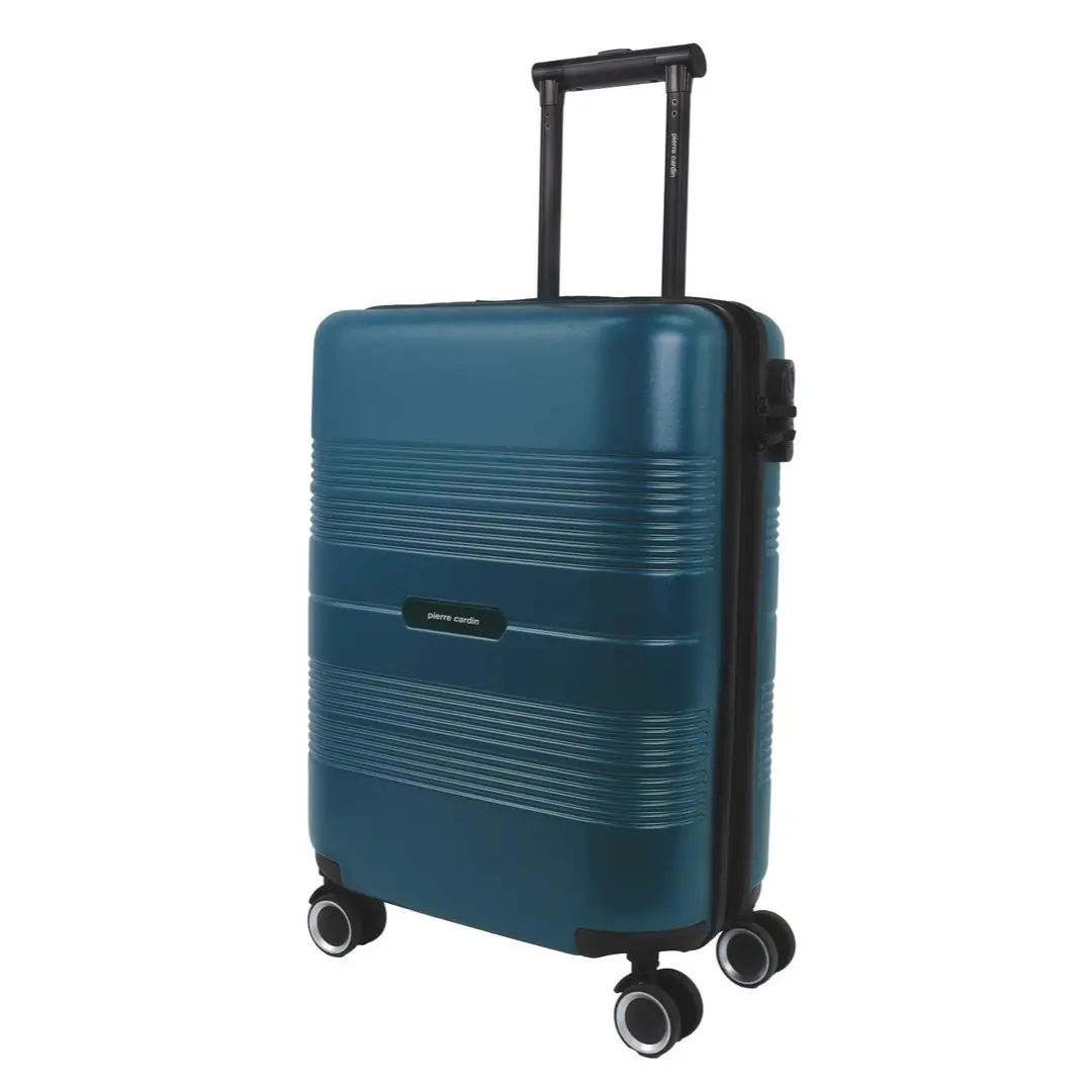 Pierre Cardin Cabin 56L Travel Hard Shell Case Travel Luggage (Teal) 1