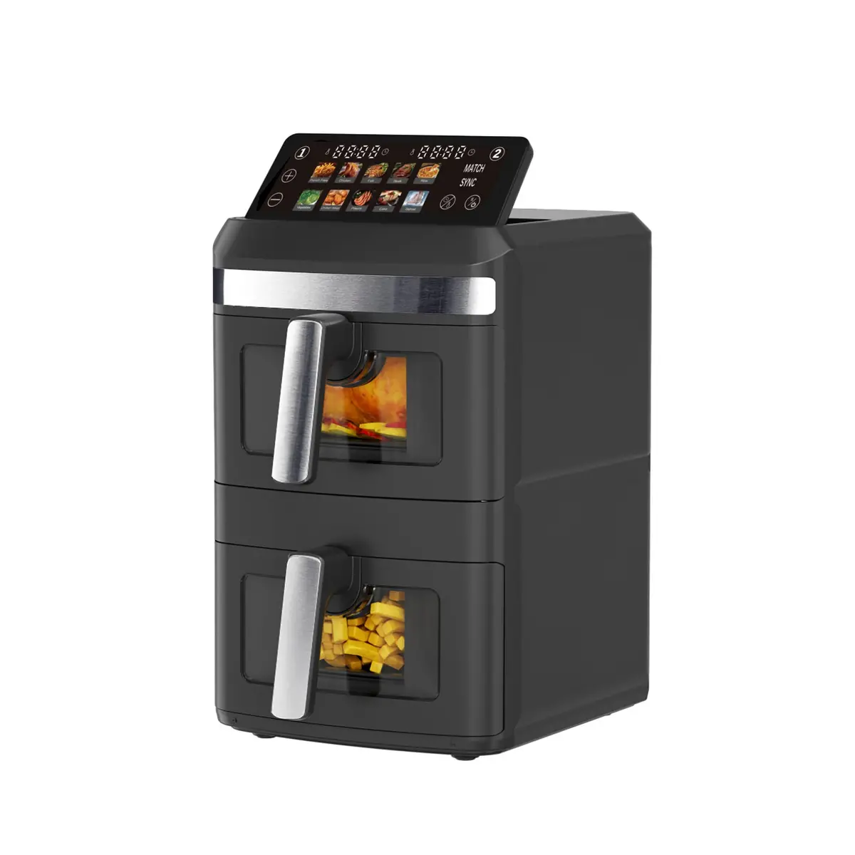 Healthy Choice 13L Dual Zone 2300W Double Stack Air Fryer With Foldable Top Display 1